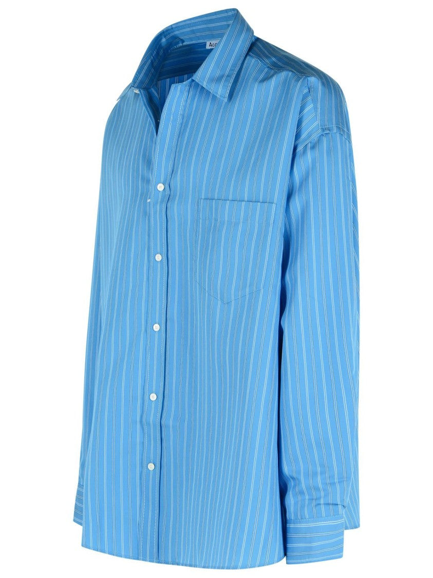 Acne Studios Light Blue Lyocell Blend Shirt