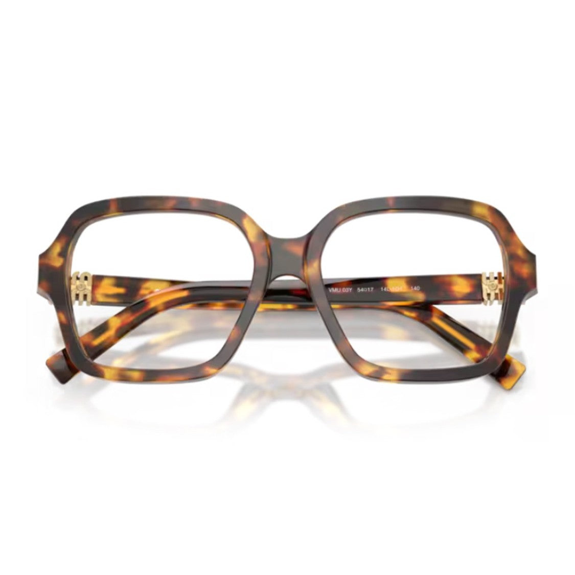 Miu Miu Havana Miu Regard Acetate Square Sunglasses