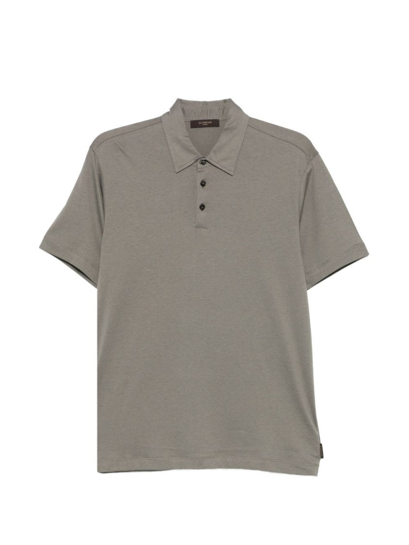 Zanone Button-Fastening Short-Sleeve Polo With Classic Collar