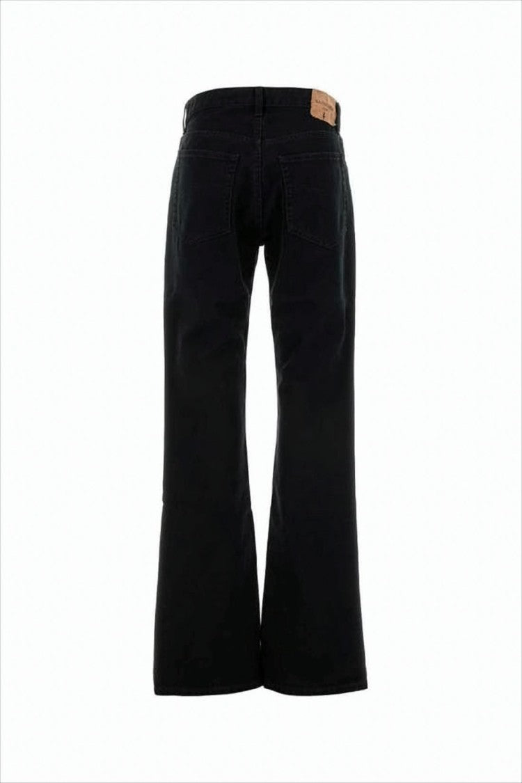 Balenciaga Straight-Leg Pants With Five-Pocket Design And Flared Hem