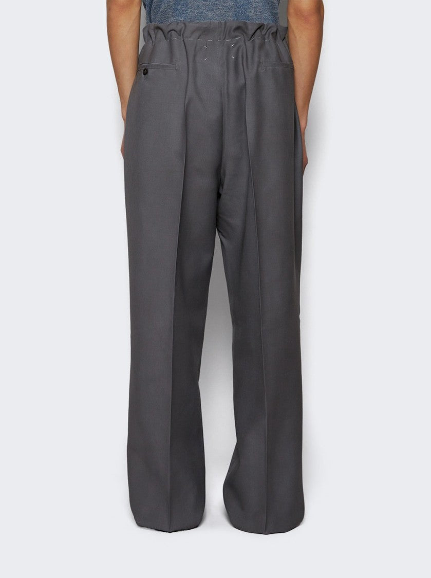 Maison Margiela Mohair Wool Trousers - Medium Grey