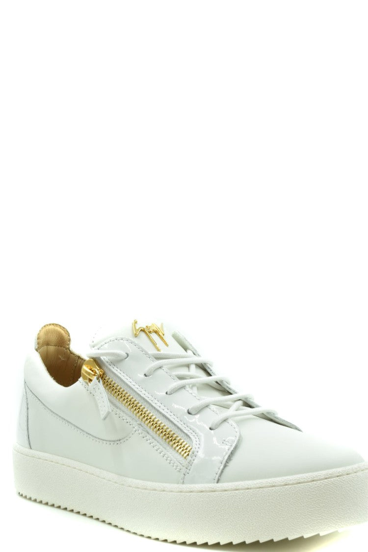 Giuseppe Zanotti White Leather Sneakers
