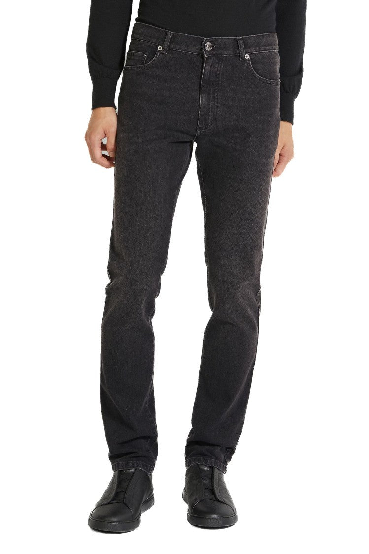 Zegna Roccia Grey Comfort Jeans