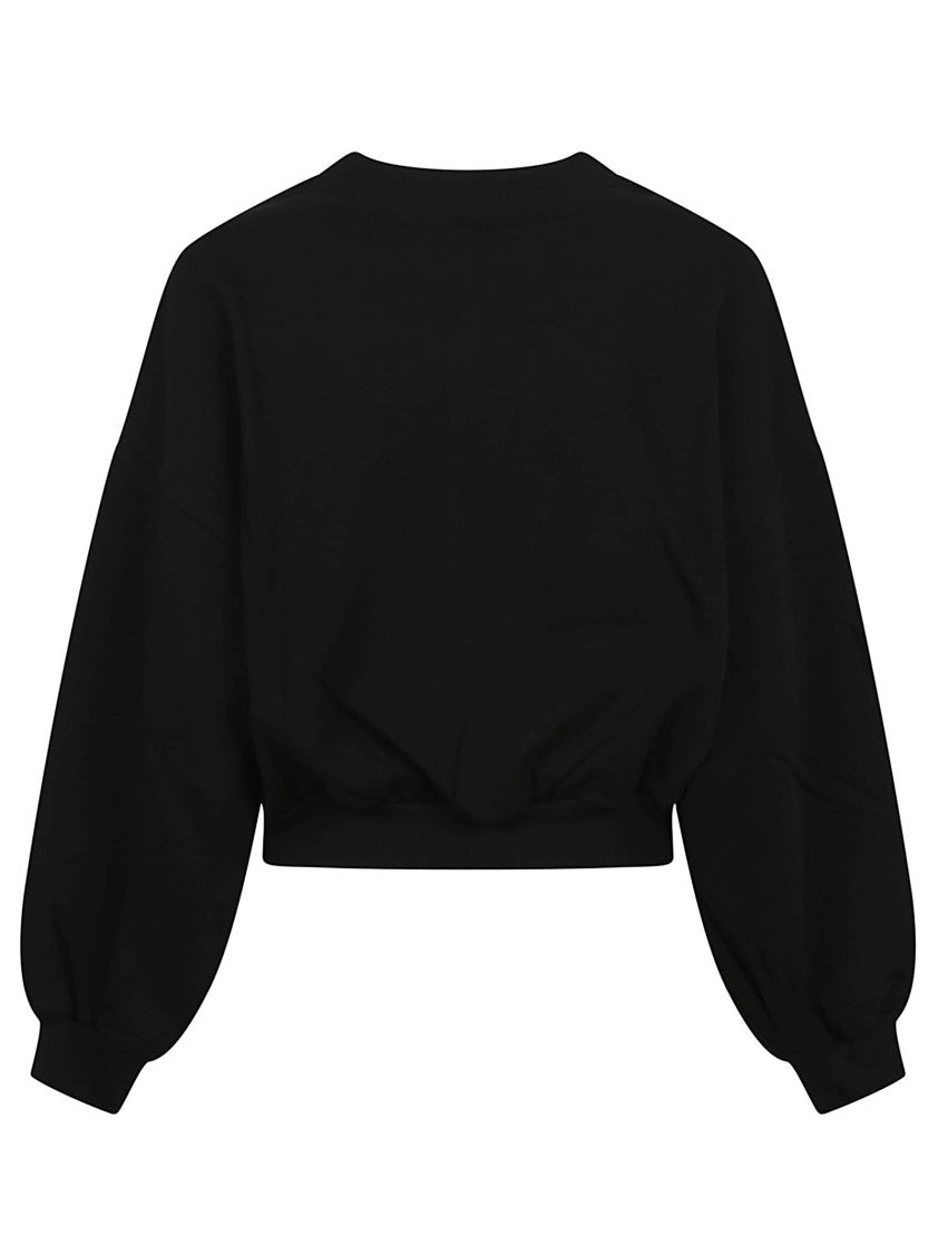 Fiorucci Classic Black Cotton Sweatshirt