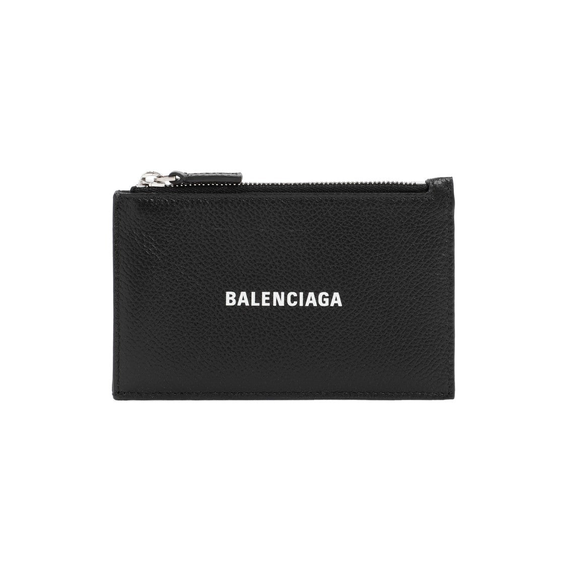Balenciaga Black Leather Wallet With Logo