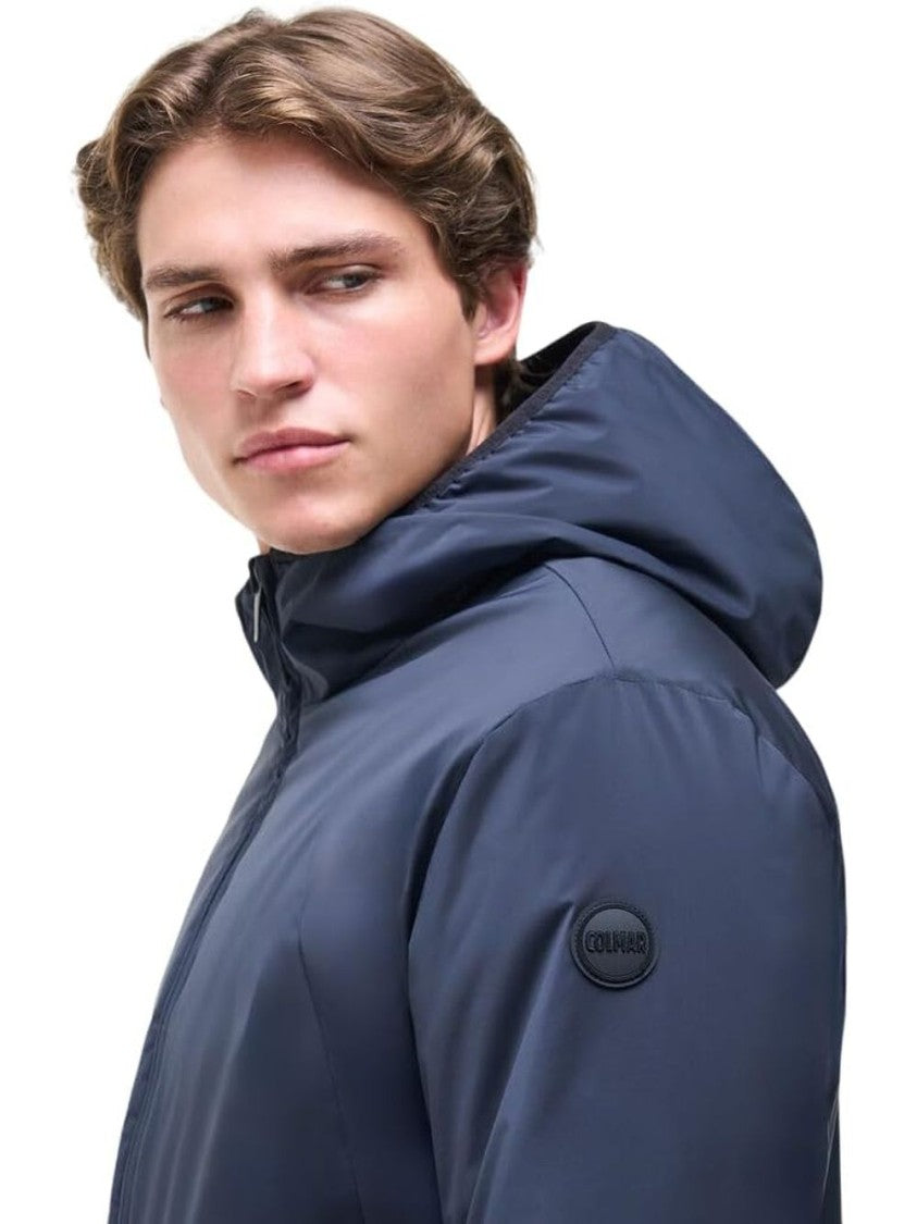 Colmar Deep Blue Quilted Hooded Padded Jacket