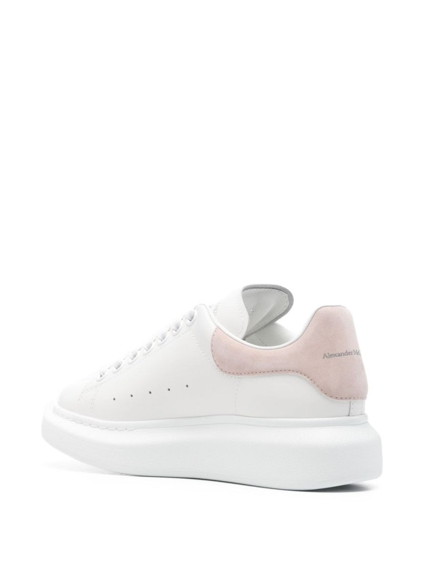 Alexander Mcqueen Minimalist White Sneakers With Chunky Sole