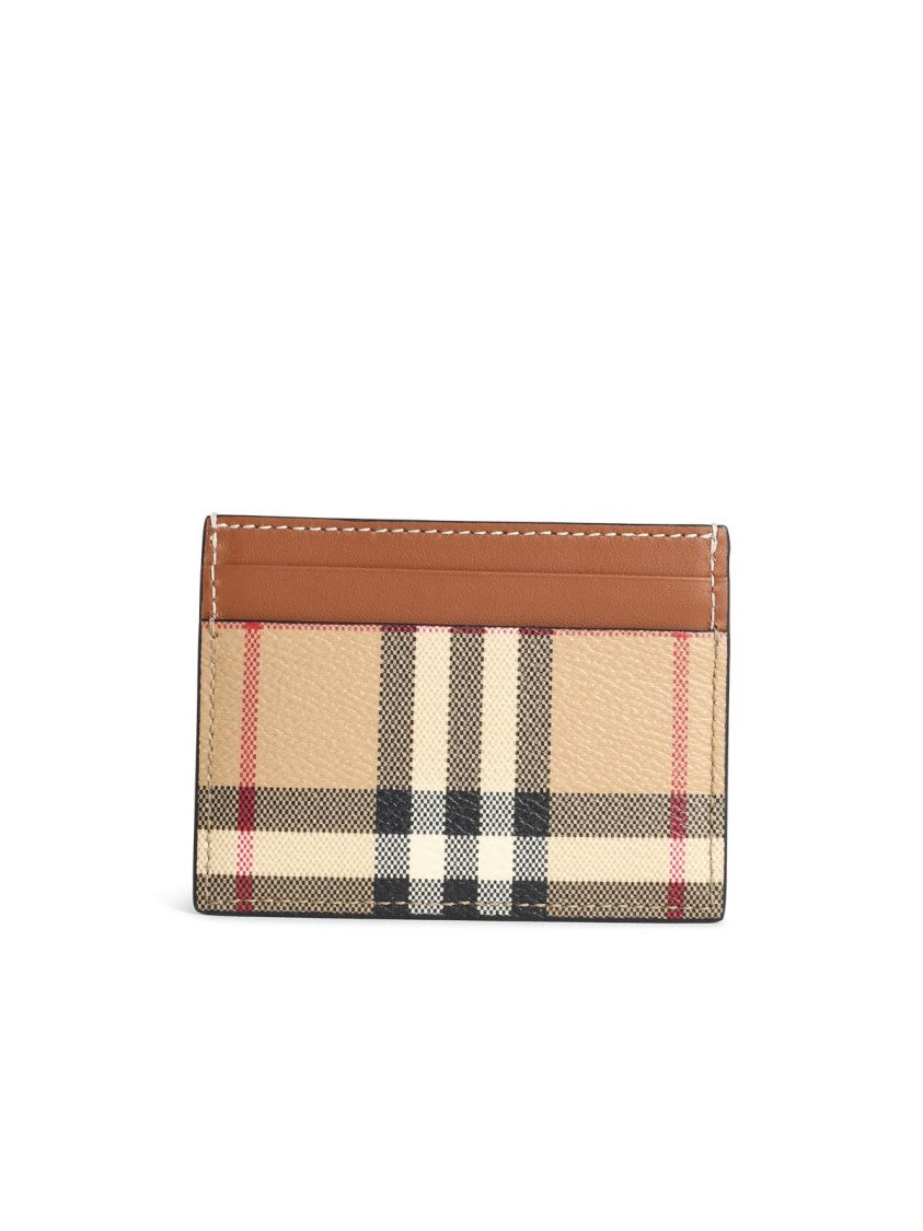 Burberry Minimalist Beige Tela Cardholder