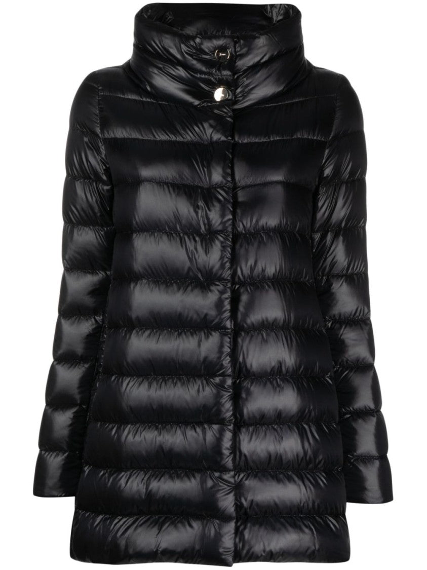 Herno Trapeze-Structured Goose Down Jacket With Silky Finish
