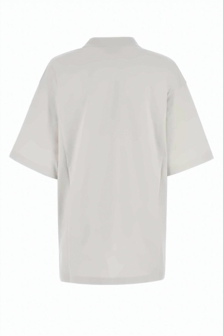 Balenciaga Boxy-Fit Short-Sleeved T-Shirt With Bold Logo Print