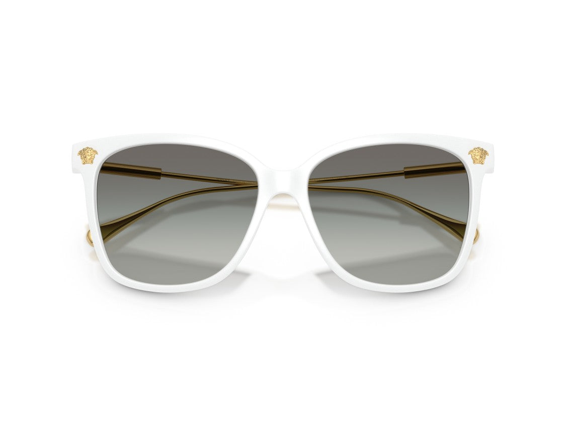 Versace White 0Ve4507u Gradient Square Sunglasses