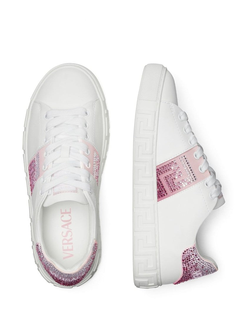 Versace Front Lace-Up Sneakers