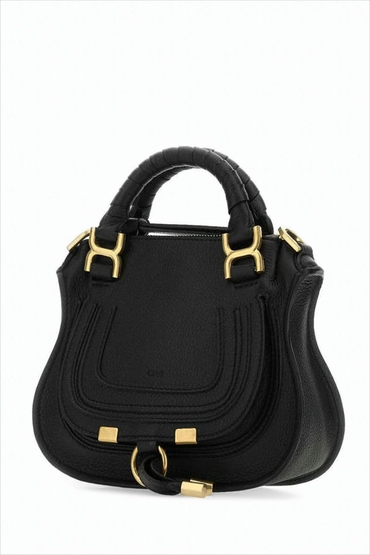 Chloé Textured Calf Leather Shoulder Bag