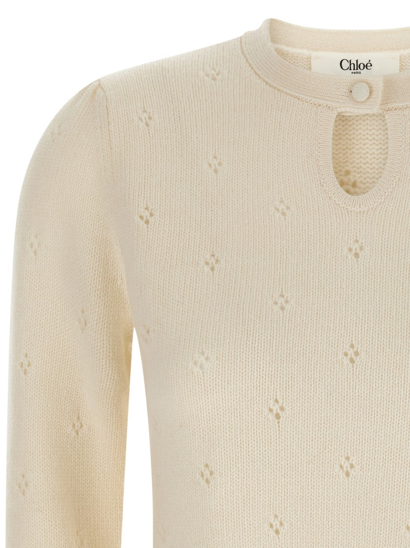 Chloé Jacquard Logo Sweater