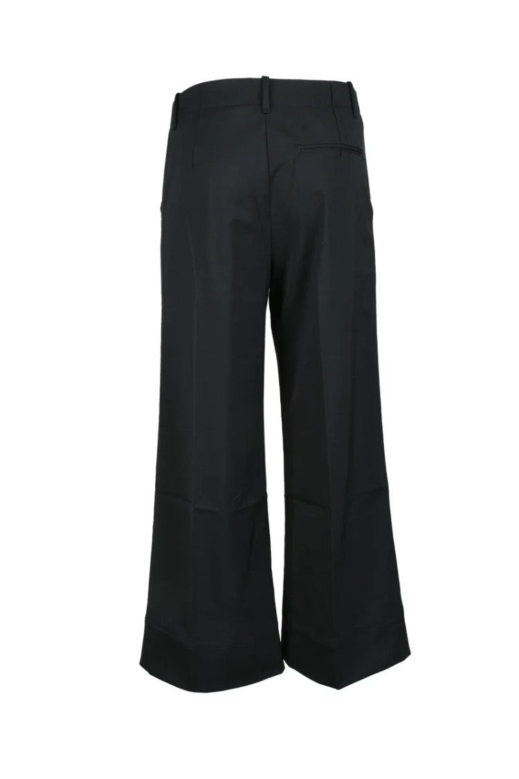 Myths Wool Polyamide Elastane Trousers - Black