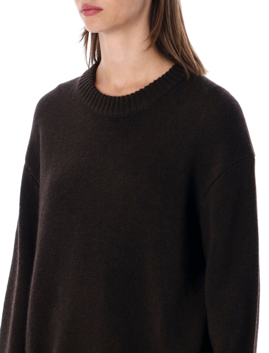 Lisa Yang Noor Relaxed-Fit Ribbed Crewneck Sweater