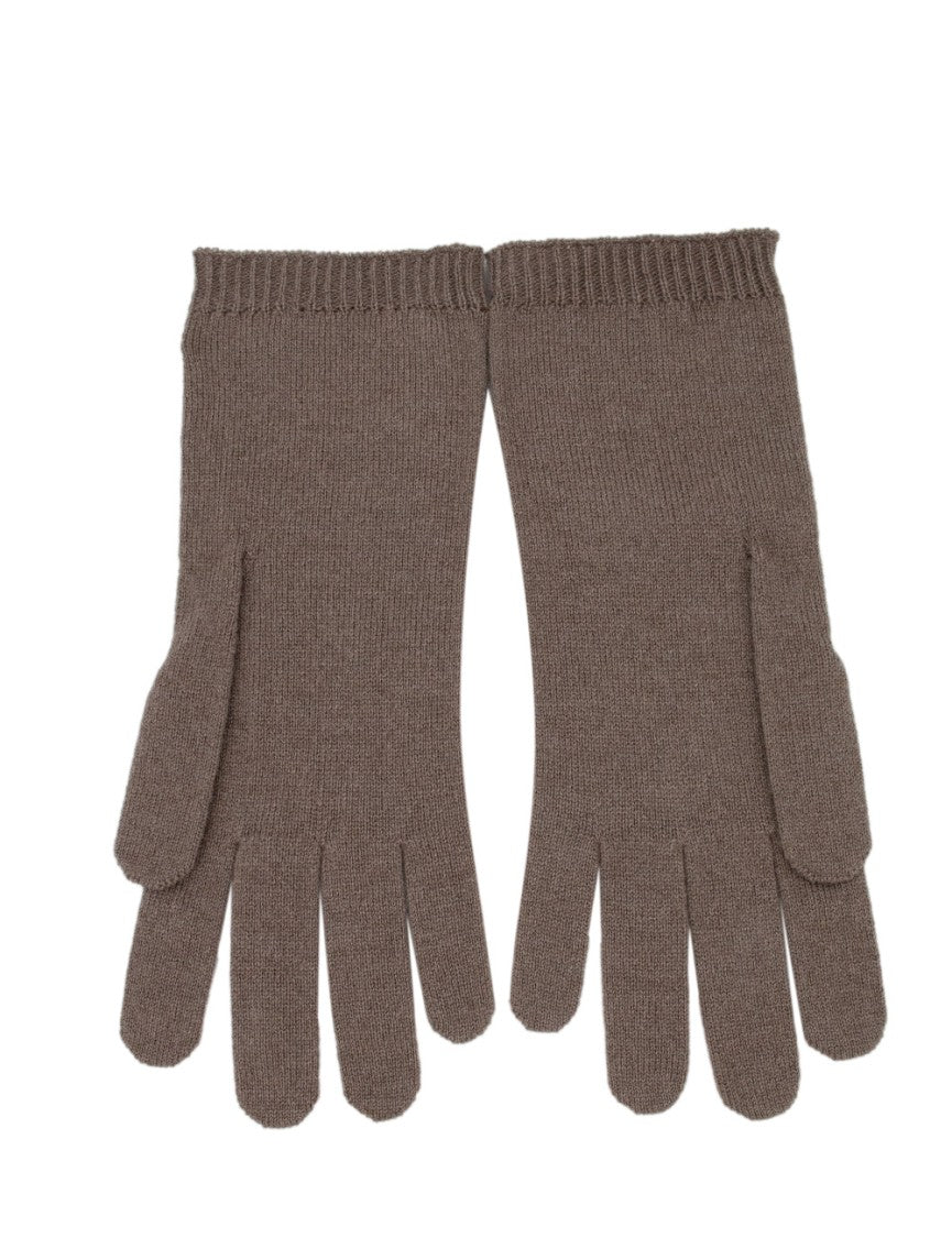 Brunello Cucinelli Cashmere Knitted Gloves With Jewel Accents