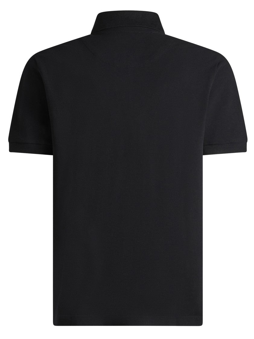 Etro Polo Roma With Printed Collar Detail