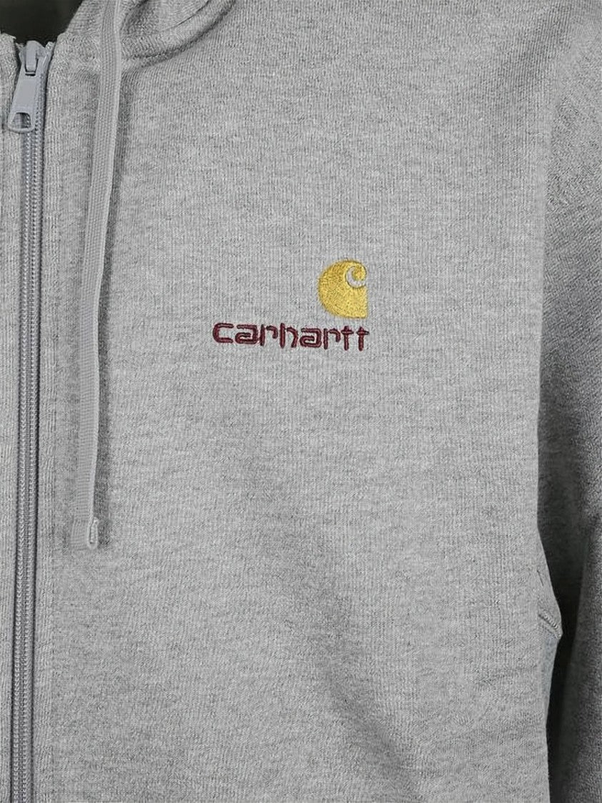 Carhartt Wip Zip-Up Hoodie Jacket With American Script Detailing