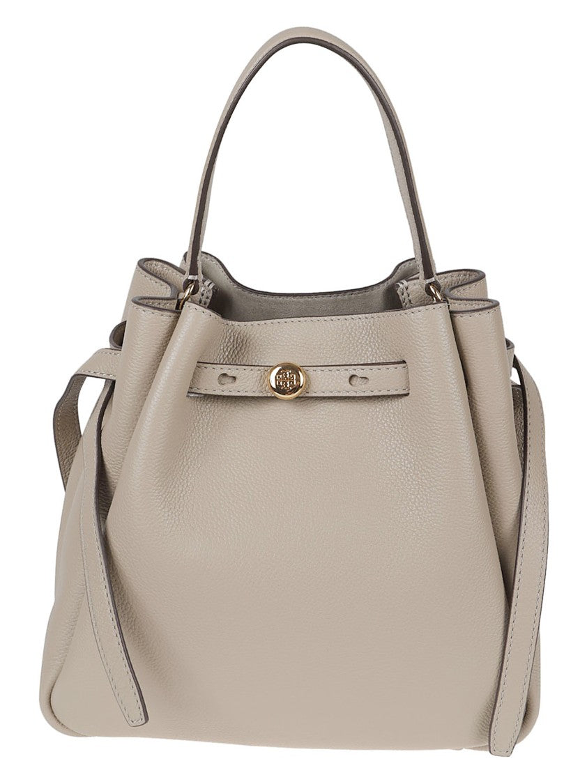 Tory Burch Leather Romy Bucket Bag