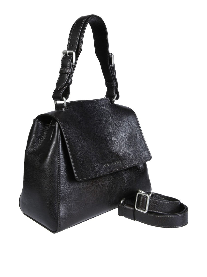 Orciani Sveva S Textured Leather Shoulder Bag