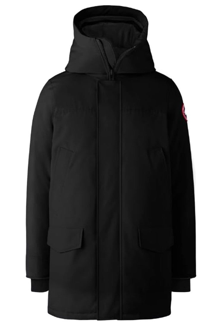 Canada Goose Black Polyester-Cotton Blend Parka