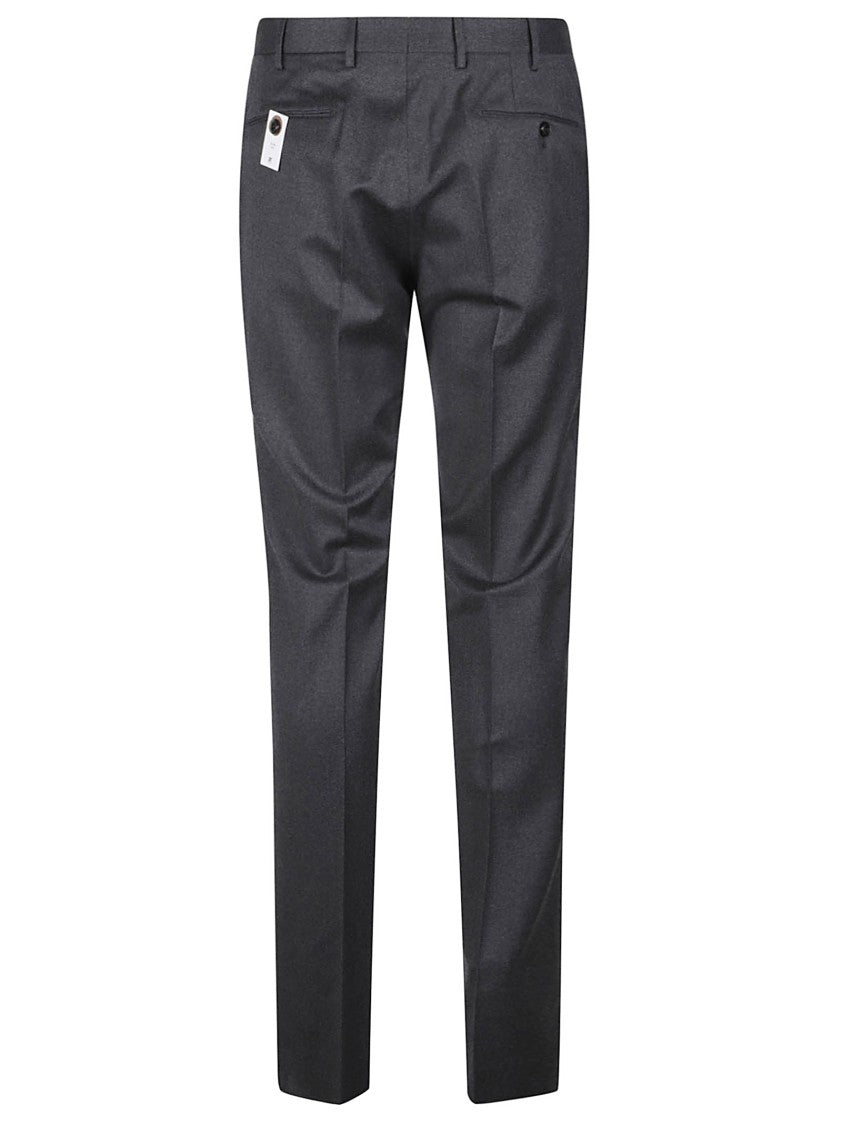 Pt Torino Slim Flat Front Tailored Pants