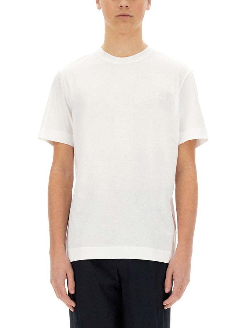 Zegna White Cotton T-Shirt
