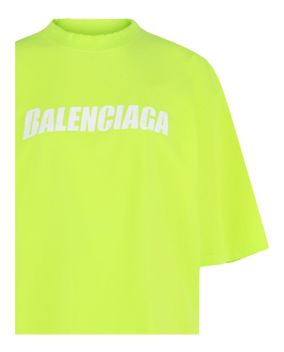 Balenciaga Caps Vintage Jersey Boxy T-Shirt