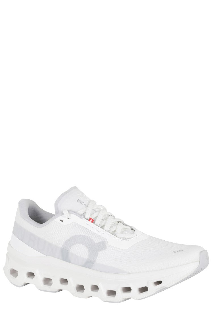 On Running White Cloudmonster 1 Recycled Polyester Sneakers