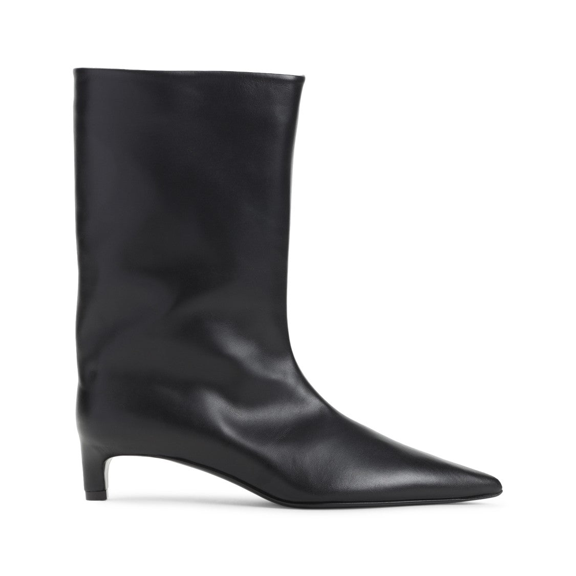 Jil Sander Black Calf Leather High Boot