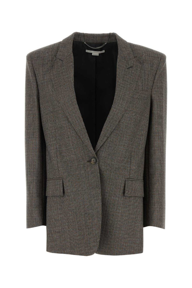 Stella Mccartney Embroidered Wool Oversize Blazer