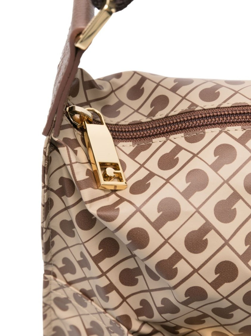 Gherardini Geometric Pattern Shoulder Bag With Adjustable Strap