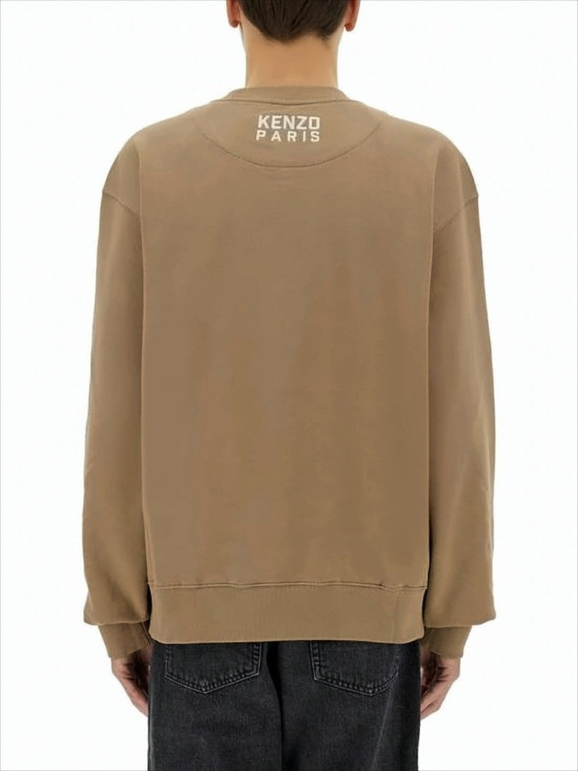 Kenzo Relaxed Fit Long-Sleeve Sweatshirt With Bold Graphic Design
