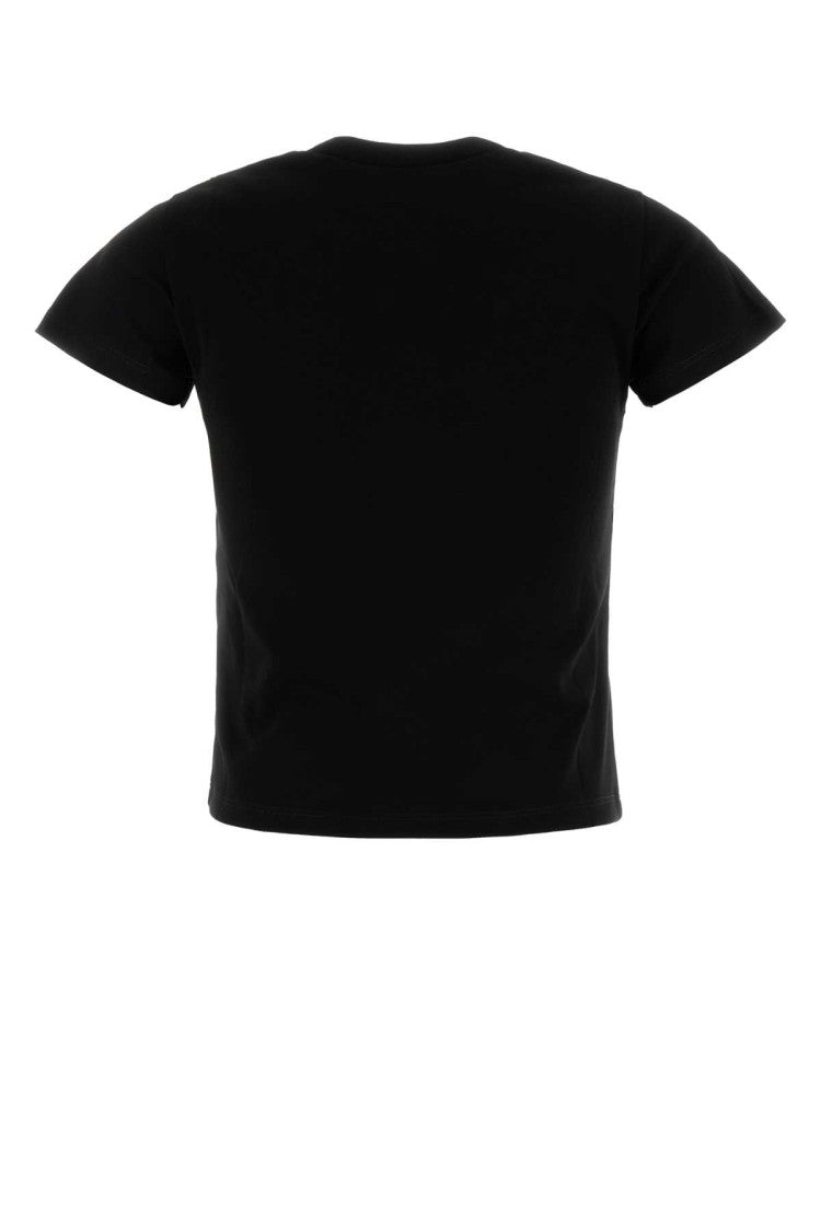 Alexander Mcqueen Black Cotton T-Shirt