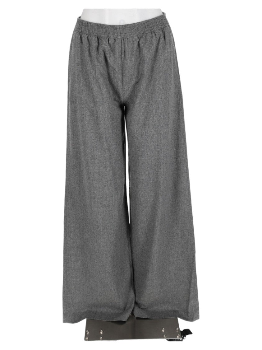 Fabiana Filippi Wide-Leg Trousers With Textured Fabric And Elastic Waistband
