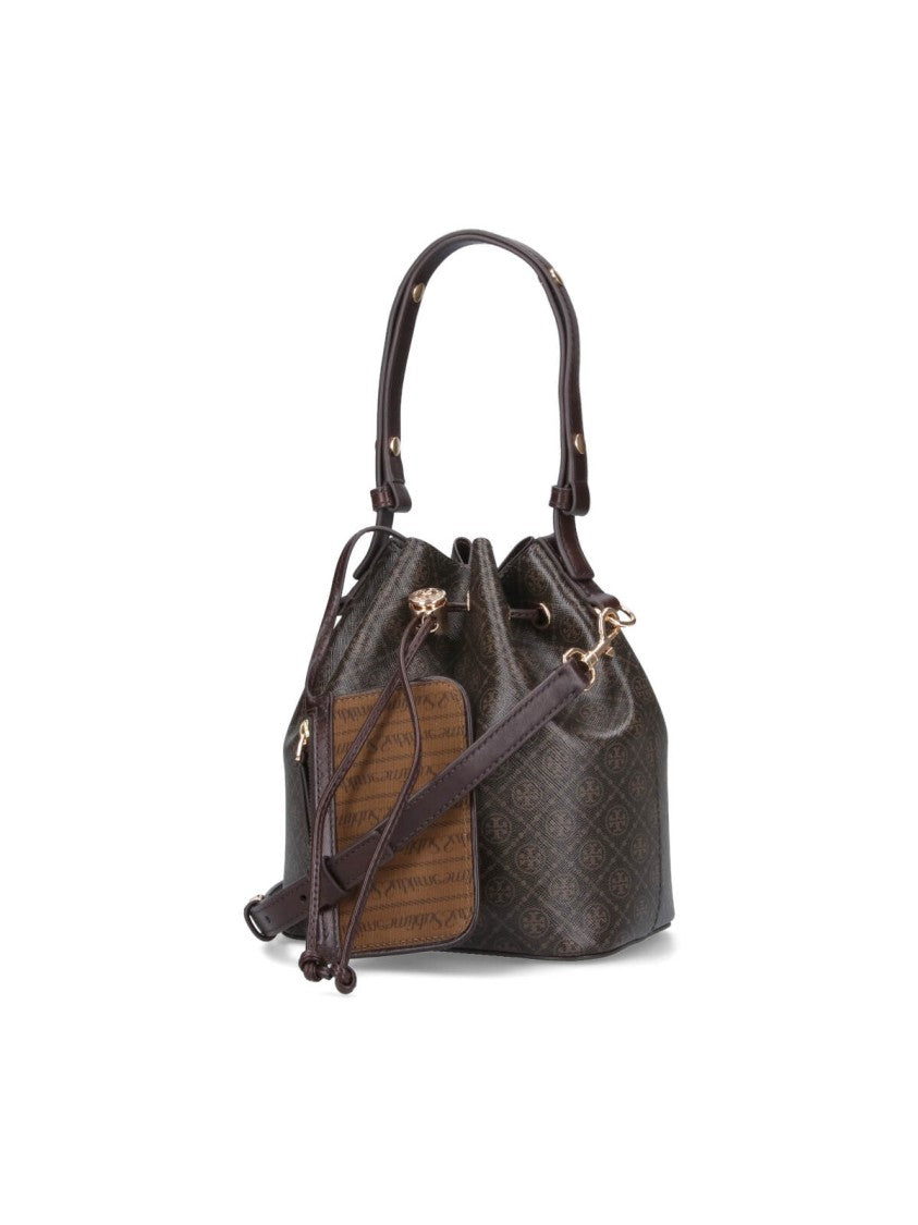 Tory Burch 'T Monogram' Bucket Bag – Brown