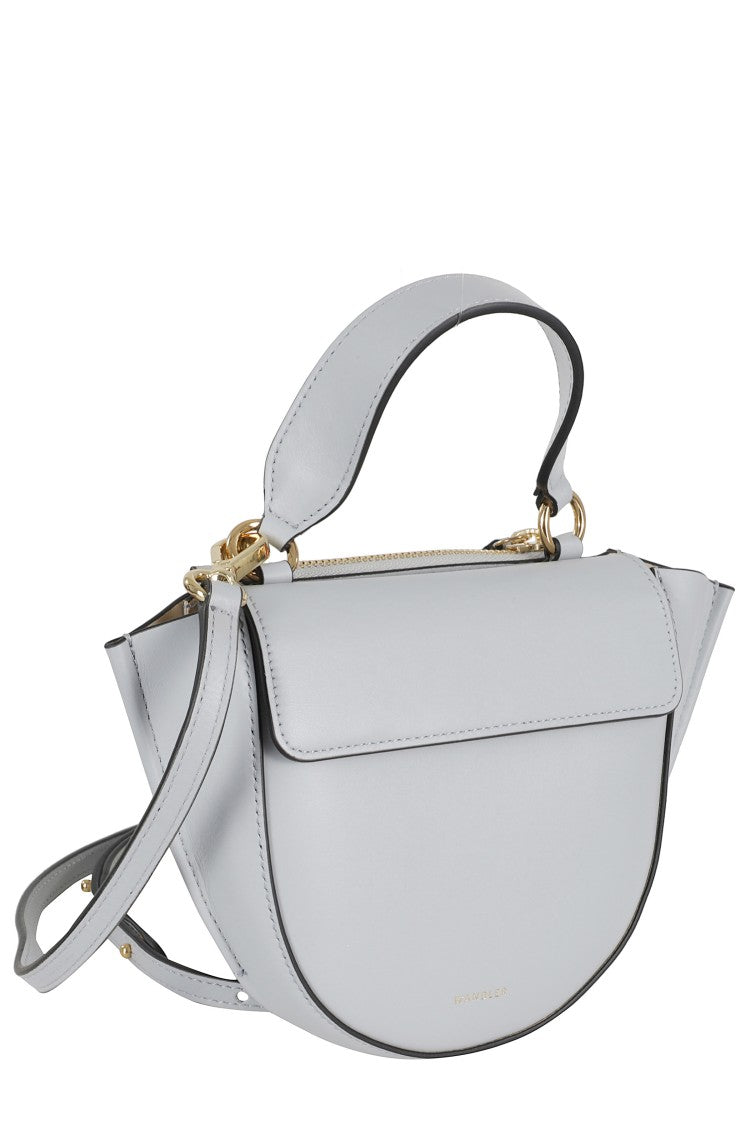 Wandler Light Blue Hortensia Small Removable-Strap Leather Handbag