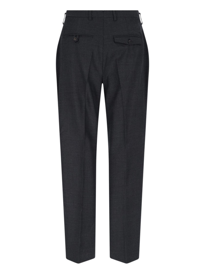 Our Legacy High-Waisted Wool Chino Trousers With Straight Fit