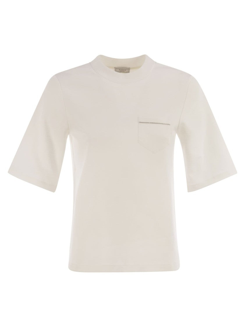Peserico Cotton Blend Jersey T-Shirt