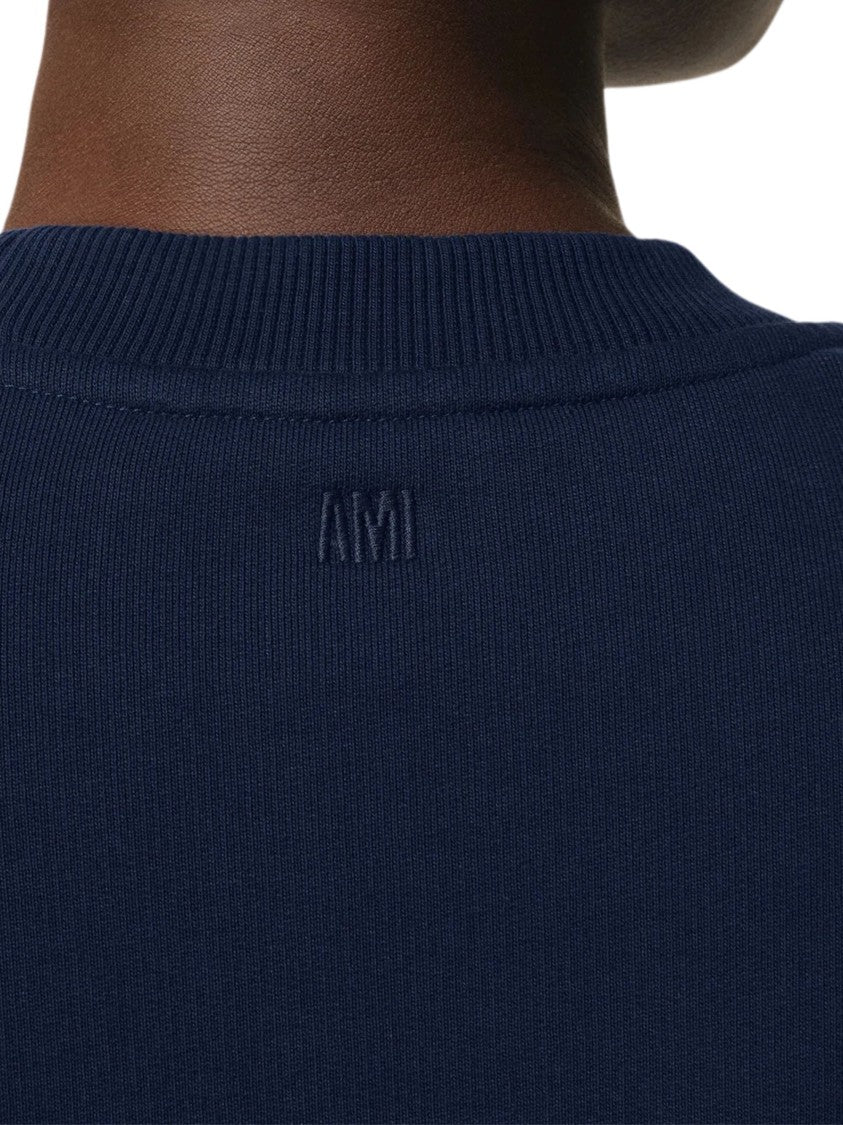 Ami Midnight Blue De Coeur Sweatshirt