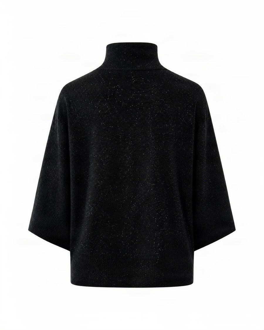 Fabiana Filippi Relaxed Fit High Turtleneck Wool Sweater