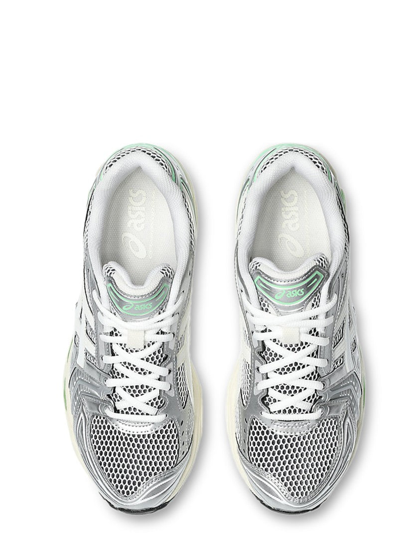 Asics Gel-Kayano 14 Sneakers With Metallic Silver Upper