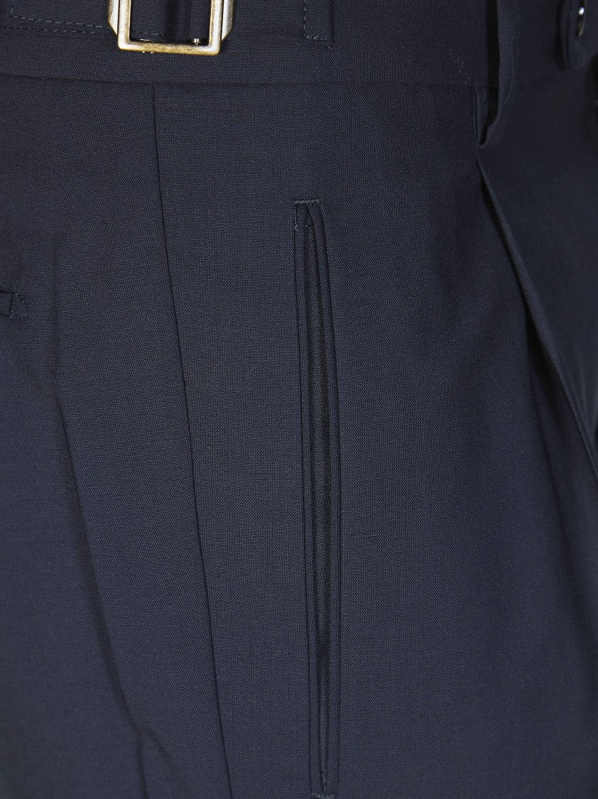 Berwich Relaxed Fit Nos Textured Trousers