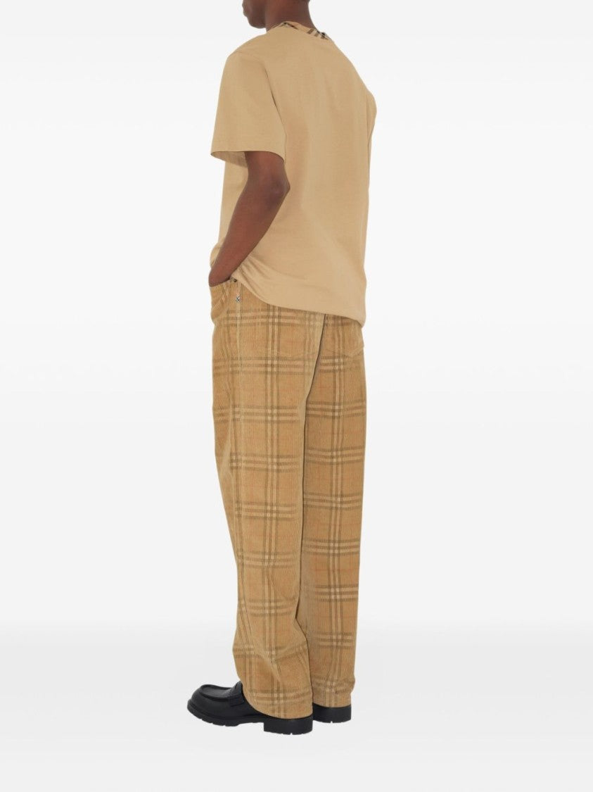 Burberry Sand Ip Check Trousers
