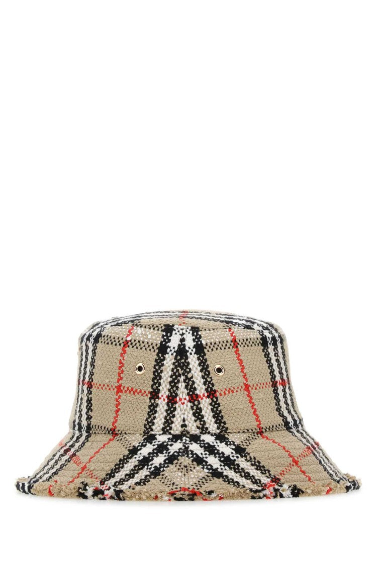 Burberry Embroidered Bouclé Hat