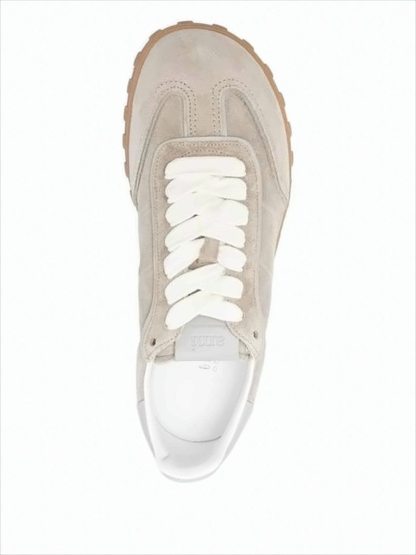 Ami Paris Low-Top Sneakers With Soft Suede Upper