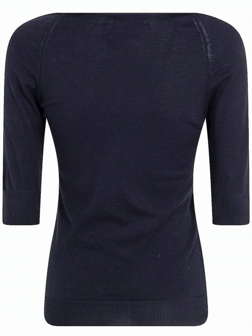 Paloma Wool White Fitted Asymmetrical Neckline Chain Top