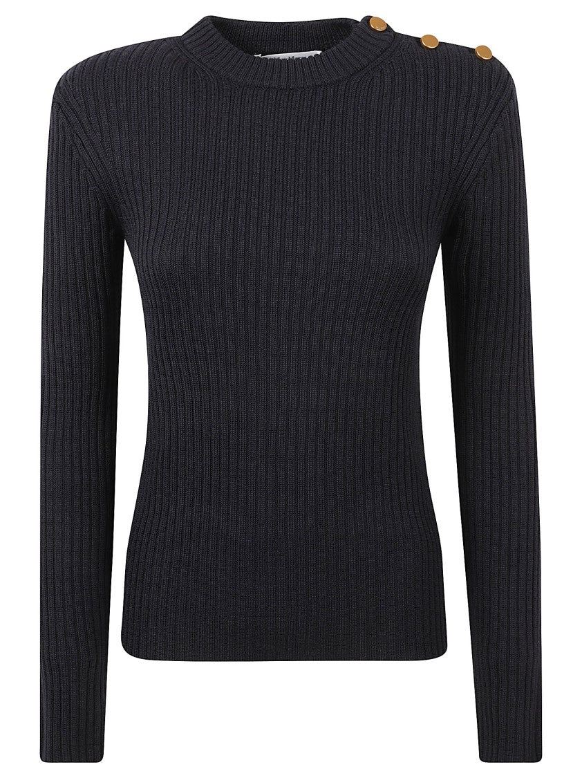 Max Mara Ribbed Knit Sweater
