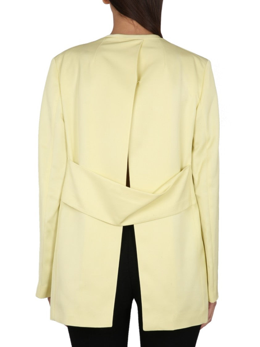 Jil Sander V-Neck Jacket With Concealed Closure